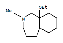 1H-2-benzazepine,9a-ethoxydecahydro-2-methyl-(9ci)Structure,95296-83-6Structure 1H-2-benzazepine,9a-ethoxydecahydro-2-methyl-(9ci) Structure,95296-83-6Structure