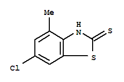 (9ci)-6-氯-4-甲基-2(3H)-苯并噻唑硫酮結(jié)構(gòu)式_95374-01-9結(jié)構(gòu)式