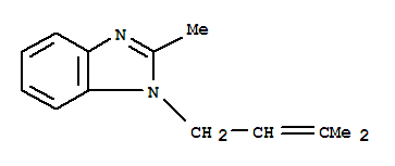 1H-benzimidazole,2-methyl-1-(3-methyl-2-butenyl)-(9ci)Structure,95481-04-2Structure 1H-benzimidazole,2-methyl-1-(3-methyl-2-butenyl)-(9ci) Structure,95481-04-2Structure