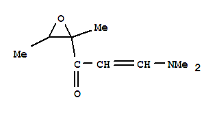 (9ci)-3-(二甲基氨基)-1-(2,3-二甲基環(huán)氧乙烷)-2-丙烯-1-酮結構式_95642-39-0結構式