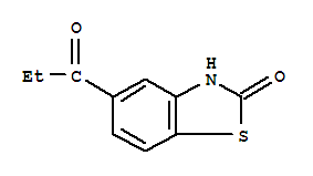 (9ci)-5-(1-氧代丙基)-2(3H)-苯并噻唑酮結(jié)構(gòu)式_95657-81-1結(jié)構(gòu)式