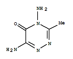 1,2,4-Triazin-5(4h)-one,4,6-diamino-3-methyl-(9ci)Structure,95927-20-1Structure 1,2,4-Triazin-5(4h)-one,4,6-diamino-3-methyl-(9ci) Structure,95927-20-1Structure