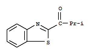 (9ci)-1-(2-苯并噻唑)-2-甲基-1-丙酮結構式_96327-88-7結構式