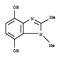 1H-benzimidazole-4,7-diol,1,2-dimethyl-(9ci) Structure,97042-59-6Structure