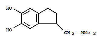 (9ci)-1-[(二甲基氨基)甲基]-2,3-二氫-1H-茚-5,6-二醇結(jié)構(gòu)式_97352-28-8結(jié)構(gòu)式