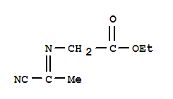 (6ci)-n-(1-氰基亞乙基)-甘氨酸乙酯結構式_98334-59-9結構式