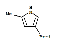 (9ci)-2-甲基-4-(1-甲基乙基)-1H-吡咯結構式_98425-66-2結構式