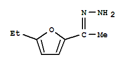 Ketone, 5-ethyl-2-furyl methyl, hydrazone (6ci)Structure,98489-45-3Structure Ketone, 5-ethyl-2-furyl methyl, hydrazone (6ci) Structure,98489-45-3Structure