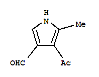 (6CI)-4-乙?；?5-甲基吡咯-3-羧醛結構式_98491-67-9結構式