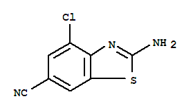 6-Benzothiazolecarbonitrile,2-amino-4-chloro-(6ci)Structure,98556-37-7Structure 6-Benzothiazolecarbonitrile,2-amino-4-chloro-(6ci) Structure,98556-37-7Structure