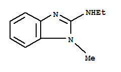 (9ci)-n-乙基-1-甲基-1H-苯并咪唑-2-胺結構式_98711-68-3結構式
