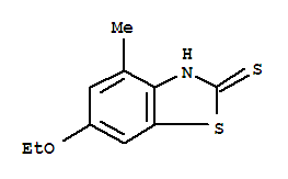 (9ci)-6-乙氧基-4-甲基-2(3H)-苯并噻唑硫酮結(jié)構(gòu)式_99161-68-9結(jié)構(gòu)式