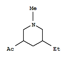 Ketone, 5-ethyl-1-methyl-3-piperidyl methyl (6ci)Structure,99175-86-7Structure Ketone, 5-ethyl-1-methyl-3-piperidyl methyl (6ci) Structure,99175-86-7Structure