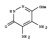 3(2H)-pyridazinone, 4,5-di-amino-6-methoxy-(6ci)Structure,99419-12-2Structure 3(2H)-pyridazinone, 4,5-di-amino-6-methoxy-(6ci) Structure,99419-12-2Structure