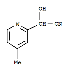 (9ci)-alpha-羥基-4-甲基-2-吡啶乙腈結構式_99584-03-9結構式