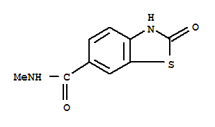6-Benzothiazolecarboxamide,2,3-dihydro-n-methyl-2-oxo-(9ci)Structure,99615-64-2Structure 6-Benzothiazolecarboxamide,2,3-dihydro-n-methyl-2-oxo-(9ci) Structure,99615-64-2Structure