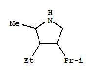 Pyrrolidine, 3-ethyl-4-isopropyl-2-methyl- (6ci)Structure,99863-15-7Structure Pyrrolidine, 3-ethyl-4-isopropyl-2-methyl- (6ci) Structure,99863-15-7Structure