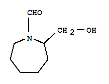 1H-azepine-1-carboxaldehyde, hexahydro-2-(hydroxymethyl)- (6ci)Structure,99969-69-4Structure 1H-azepine-1-carboxaldehyde, hexahydro-2-(hydroxymethyl)- (6ci) Structure,99969-69-4Structure