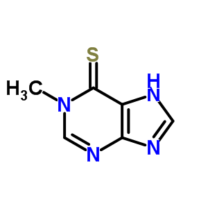 6H-purine-6-thione,1,9-dihydro-1-methyl-Structure,1006-22-0Structure 6H-purine-6-thione,1,9-dihydro-1-methyl- Structure,1006-22-0Structure