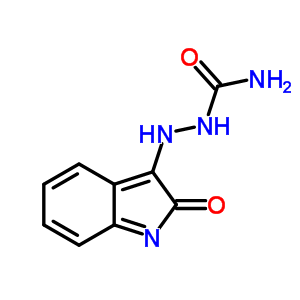 Hydrazinecarboxamide,2-(1,2-dihydro-2-oxo-3h-indol-3-ylidene)-Structure,10065-23-3Structure Hydrazinecarboxamide,2-(1,2-dihydro-2-oxo-3h-indol-3-ylidene)- Structure,10065-23-3Structure