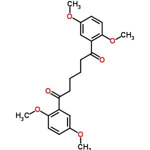 1,6-Hexanedione,1,6-bis(2,5-dimethoxyphenyl)-Structure,10365-23-8Structure 1,6-Hexanedione,1,6-bis(2,5-dimethoxyphenyl)- Structure,10365-23-8Structure