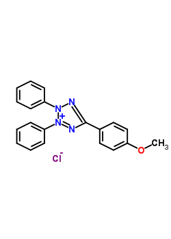 2,3-Diphenyl-5-(4-methoxyphenyl)tetrazolium chloride Structure,10560-45-9Structure