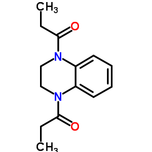 Quinoxaline,1,2,3,4-tetrahydro-1,4-bis(1-oxopropyl)-(9ci)Structure,10579-40-5Structure Quinoxaline,1,2,3,4-tetrahydro-1,4-bis(1-oxopropyl)-(9ci) Structure,10579-40-5Structure