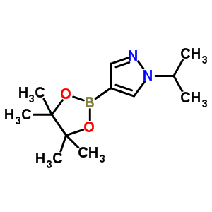 1-(1-甲基乙基)-3-(4,4,5,5-四甲基-1,3,2-二噁硼烷-2-基)-1H-吡唑結構式_1071496-88-2結構式