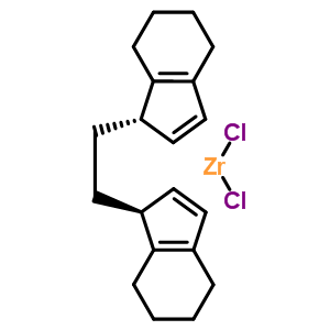 [(R,R)-亞乙基二(4,5,6,7-四氫-1-茚基)]二氯化鋯(IV)結(jié)構(gòu)式_109429-79-0結(jié)構(gòu)式