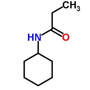 n-環(huán)己基-丙酰胺結(jié)構(gòu)式_1126-56-3結(jié)構(gòu)式