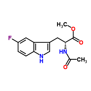 (R)-N-乙?；?5-氟-Trp-OMe結(jié)構(gòu)式_114872-80-9結(jié)構(gòu)式