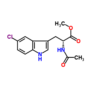 (R)-N-乙?；?5-氯-Trp-OMe結(jié)構(gòu)式_114872-81-0結(jié)構(gòu)式