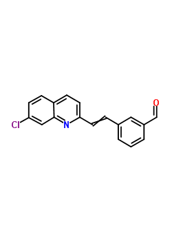 1-(3-(7-Chloro-2-quinolinyl)ethyl)-BenzaldehydeStructure,115104-40-0Structure 1-(3-(7-Chloro-2-quinolinyl)ethyl)-Benzaldehyde Structure,115104-40-0Structure