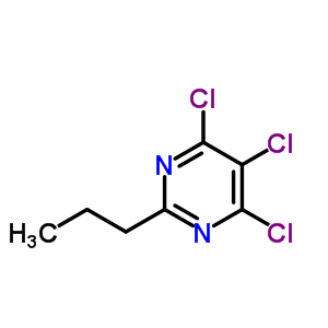 Pyrimidine,4,5,6-trichloro-2-propyl-Structure,1199-76-4Structure Pyrimidine,4,5,6-trichloro-2-propyl- Structure,1199-76-4Structure