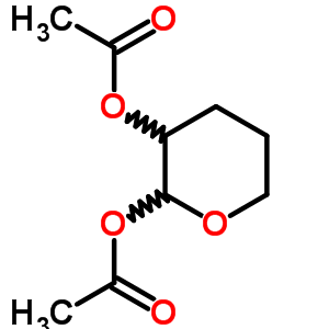 2H-pyran-2,3-diol,tetrahydro-, 2,3-diacetateStructure,1204-56-4Structure 2H-pyran-2,3-diol,tetrahydro-, 2,3-diacetate Structure,1204-56-4Structure