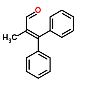2-Propenal,2-methyl-3,3-diphenyl-Structure,1213-69-0Structure 2-Propenal,2-methyl-3,3-diphenyl- Structure,1213-69-0Structure