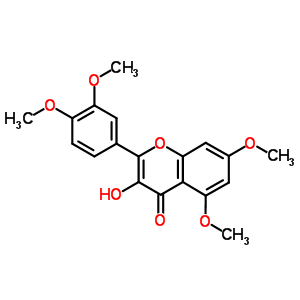 4H-1-benzopyran-4-one,2-(3,4-dimethoxyphenyl)-3-hydroxy-5,7-dimethoxy-Structure,1244-78-6Structure 4H-1-benzopyran-4-one,2-(3,4-dimethoxyphenyl)-3-hydroxy-5,7-dimethoxy- Structure,1244-78-6Structure