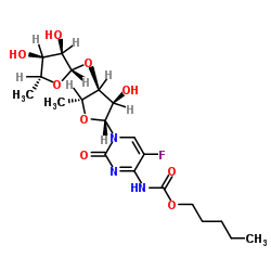 3’-O-(5’-脫氧-beta-D-呋喃核糖基)卡培他濱結構式_1262133-64-1結構式