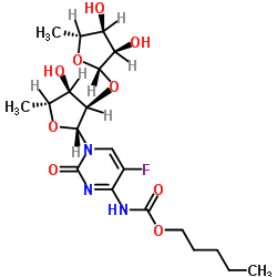 2’-O-(5’-脫氧-beta-D-呋喃核糖基)卡培他濱結構式_1262133-66-3結構式