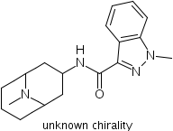 2-甲基-N-(9-甲基-9-氮雜雙環(huán)[3.3.1]壬-3-基)-2H-吲唑-3-甲酰胺結(jié)構(gòu)式_127472-42-8結(jié)構(gòu)式