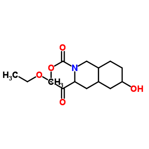 3-Ethyl 2-methyl 6-hydroxyoctahydroisoquinoline-2,3(1h)-dicarboxylateStructure,128073-41-6Structure 3-Ethyl 2-methyl 6-hydroxyoctahydroisoquinoline-2,3(1h)-dicarboxylate Structure,128073-41-6Structure