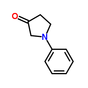 1-苯基吡咯烷-3-酮結(jié)構(gòu)式_128120-02-5結(jié)構(gòu)式