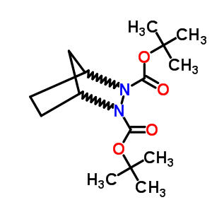 2,3-二氮雜雙環(huán)[2.2.1]庚烷-2,3-二羧酸, 2,3-雙(1,1-二甲基乙基)酯結(jié)構(gòu)式_13051-18-8結(jié)構(gòu)式