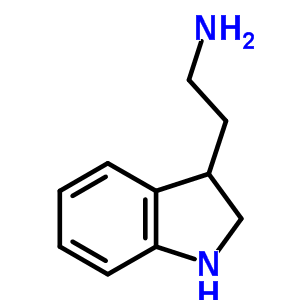 2-(吲哚-3-基)乙胺結構式_13078-91-6結構式