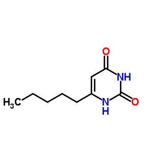 6-Pentyl-1h-pyrimidine-2,4-dioneStructure,13318-61-1Structure 6-Pentyl-1h-pyrimidine-2,4-dione Structure,13318-61-1Structure