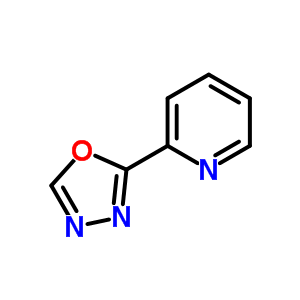 Pyridine, 2-(1,3,4-oxadiazol-2-yl)-Structure,13428-22-3Structure Pyridine, 2-(1,3,4-oxadiazol-2-yl)- Structure,13428-22-3Structure