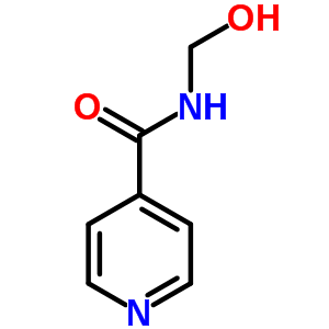 N-(羥基甲基)-異煙酰胺結(jié)構(gòu)式_13538-44-8結(jié)構(gòu)式