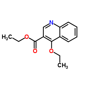 4-乙氧基喹啉-3-羧酸乙酯結構式_13720-96-2結構式