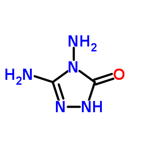 3H-1,2,4-triazol-3-one,4,5-diamino-2,4-dihydro-Structure,13750-48-6Structure 3H-1,2,4-triazol-3-one,4,5-diamino-2,4-dihydro- Structure,13750-48-6Structure