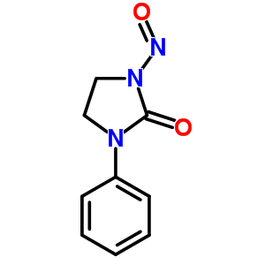 2-Imidazolidinone,1-nitroso-3-phenyl-Structure,13907-88-5Structure 2-Imidazolidinone,1-nitroso-3-phenyl- Structure,13907-88-5Structure
